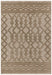 Asiatic salta sa04 brown links Brown Living Room Geometric Rug.