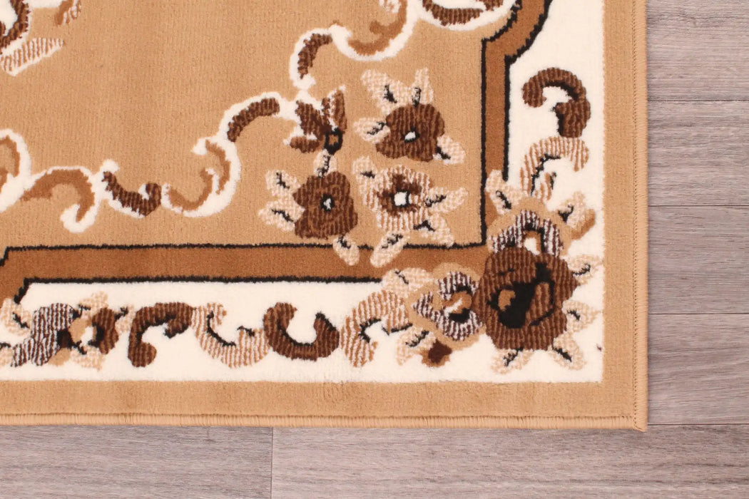 Rug Style traditional poly sandringham berber Beige Living Room Moroccan Rug.