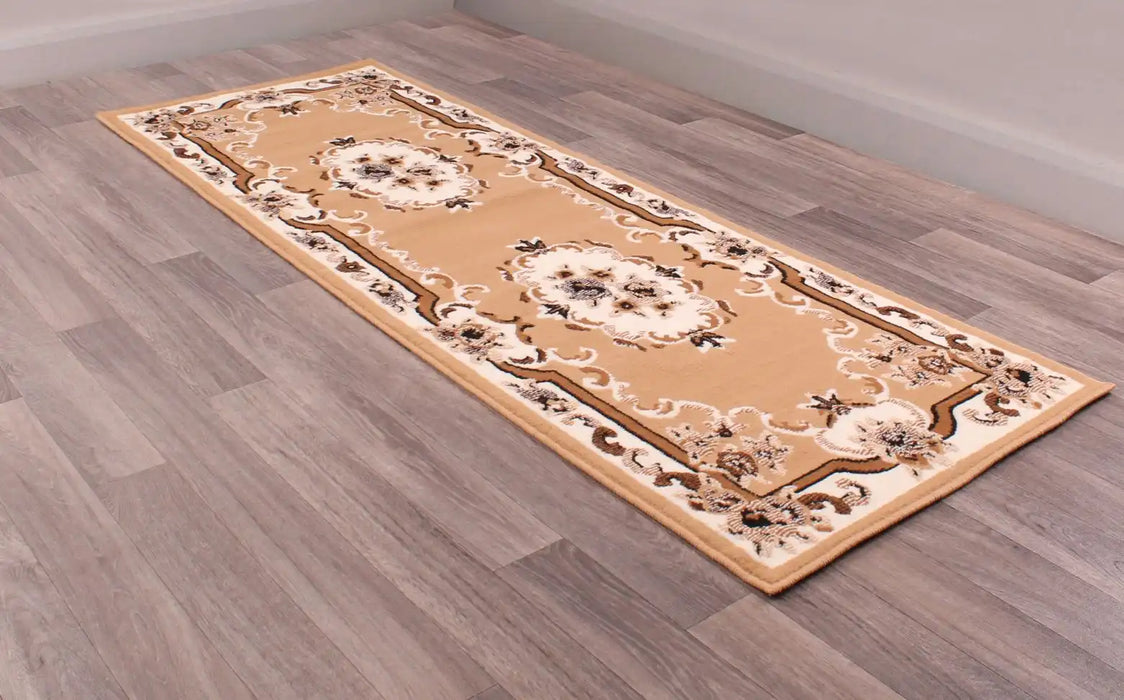 Rug Style traditional poly sandringham berber Beige Living Room Moroccan Rug.