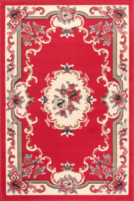 Rug Style traditional poly sandringham red Red Living Room Moroccan Rug.