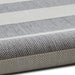 Think Rugs santa monica 48644 grey light beige Grey, Beige Living Room Flat Weave Rug.