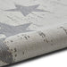 Think Rugs santa monica 48648 cream grey Grey, Ivory Living Room Flat Weave Rug.