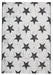 Think Rugs santa monica 48648 white black Black, Ivory Living Room Flat Weave Rug.