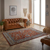 Oriental Weavers sarouk 53 r Blue, Red, Cream Living Room  Rug.