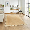 Savannah Jute Scallop Natural Rug