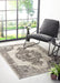 Origins saville grey black Brown, Grey, Black Living Room Geometric Rug.