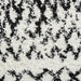 Think Rugs scandi berber g271 white black Black, Ivory Living Room  Rug.