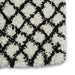 Think Rugs scandi berber g276 white black Black, Ivory Living Room  Rug.