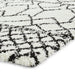 Think Rugs scandi berber g276 white black Black, Ivory Living Room  Rug.