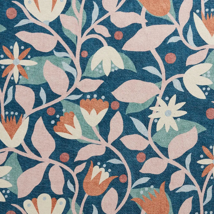 Scion Dancing Daisies Ink/Blush Washable