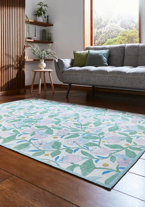 Scion Dancing Daisies Juniper/Violet Washable