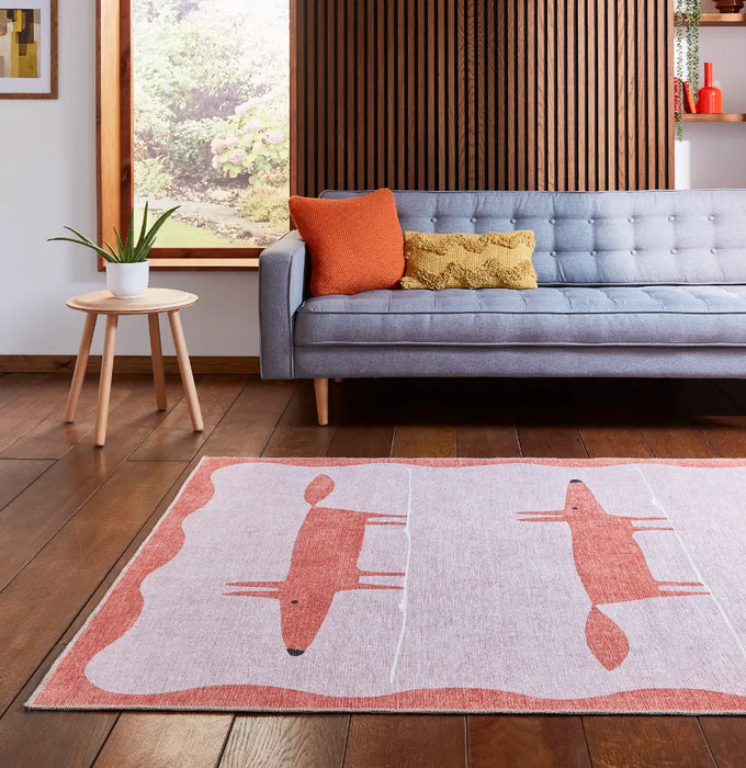 Scion Mr Fox Pink/Terra Washable