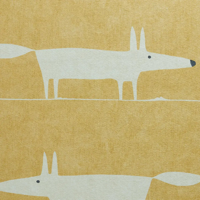 Scion Mr Fox Yellow/White Washable