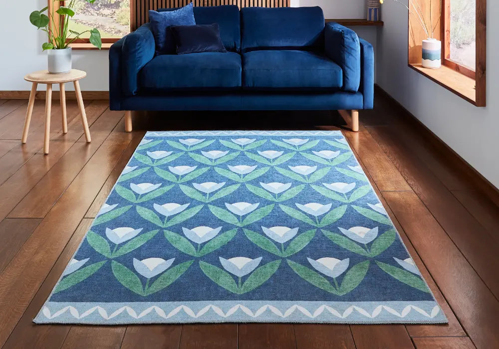 Scion Tulip Trellis Midnight Washable