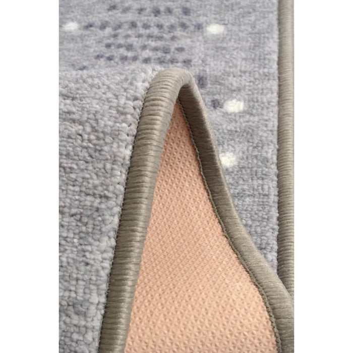 Seasonal Runners Christmas Trees Grey Washable