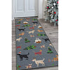 Seasonal Runners Multi Dogs Grey Washable