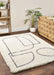 Origins artisan origins picasso Grey, Ivory Living Room Shaggy Rug.