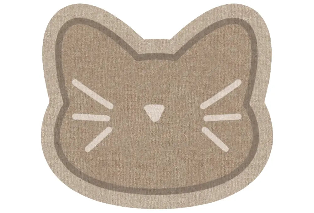 Howler & Scratch Shaped Cat Face Beige