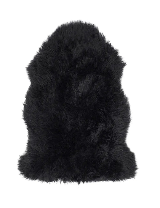SheepSkins Hug Black Rug