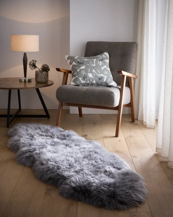 SheepSkins Hug Grey Rug