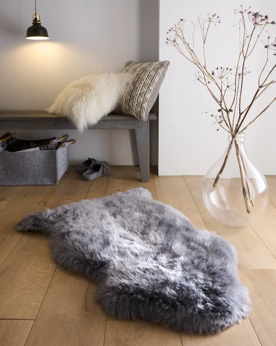 SheepSkins Hug Grey Rug