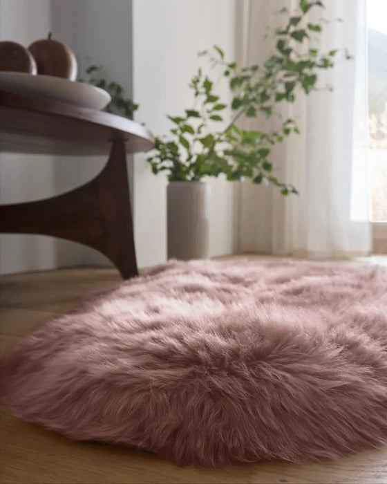 SheepSkins Hug Adobe Rose Rug