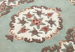 Origins shensi light green Green Living Room Wool Rug.