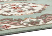 Origins shensi light green Green Living Room Wool Rug.