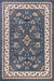 HMC sherborne sherborne blue Blue Living Room Moroccan Rug.