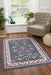 HMC sherborne sherborne blue Blue Living Room Moroccan Rug.