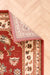 HMC sherborne terracotta Orange Living Room Moroccan Rug.