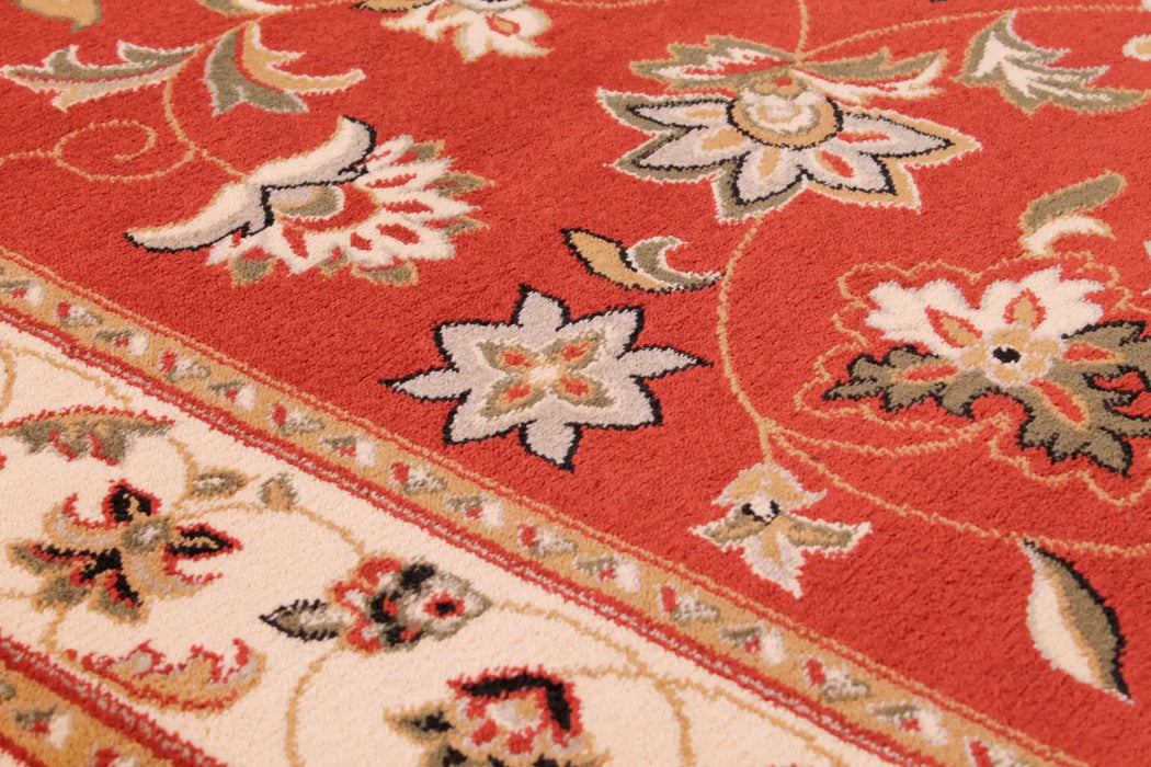 HMC sherborne terracotta Orange Living Room Moroccan Rug.