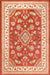 HMC sherborne terracotta Orange Living Room Moroccan Rug.