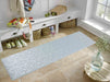 Serdim Rugs washable 9mm gel back siam silver Grey Living Room Geometric Rug.