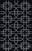 Serdim Rugs gel back siam black Black Living Room Geometric Rug.