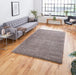 Think Rugs sierra 9000 beige Beige Living Room Shaggy Rug.