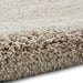 Think Rugs sierra 9000 cream Ivory, Cream Living Room Shaggy Rug.