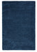 Think Rugs sierra 9000 dark blue Blue Living Room Shaggy Rug.