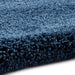 Think Rugs sierra 9000 dark blue Blue Living Room Shaggy Rug.