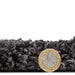 Think Rugs sierra 9000 dark grey Grey Living Room Shaggy Rug.