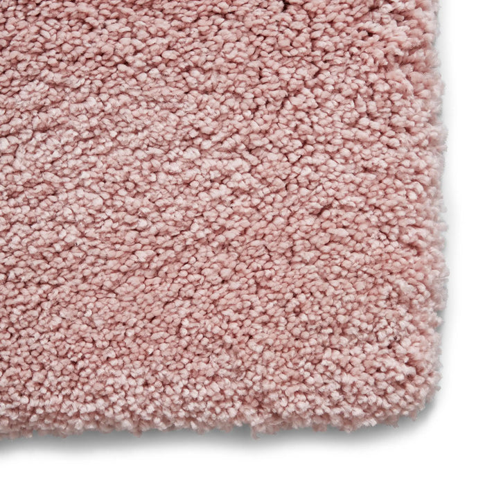 Think Rugs sierra 9000 pink Pink Living Room Shaggy Rug.