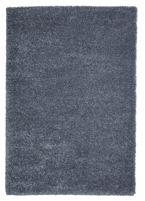 Think Rugs sierra 9000 slate grey Grey Living Room Shaggy Rug.