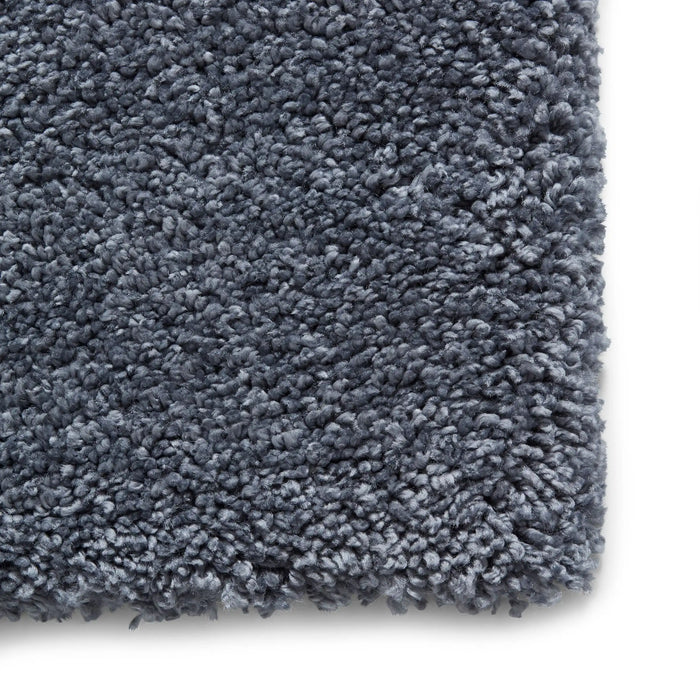 Think Rugs sierra 9000 slate grey Grey Living Room Shaggy Rug.