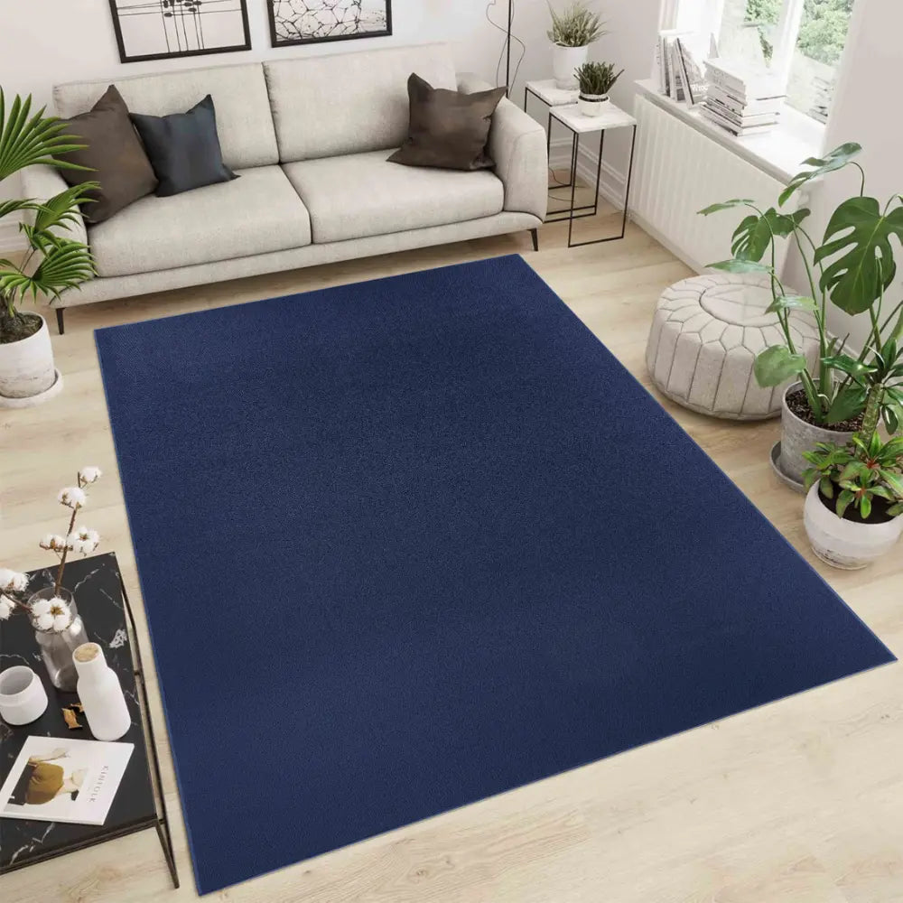 SIMPLE SIM00 NAVY Navy Rug — RugsDirect Online
