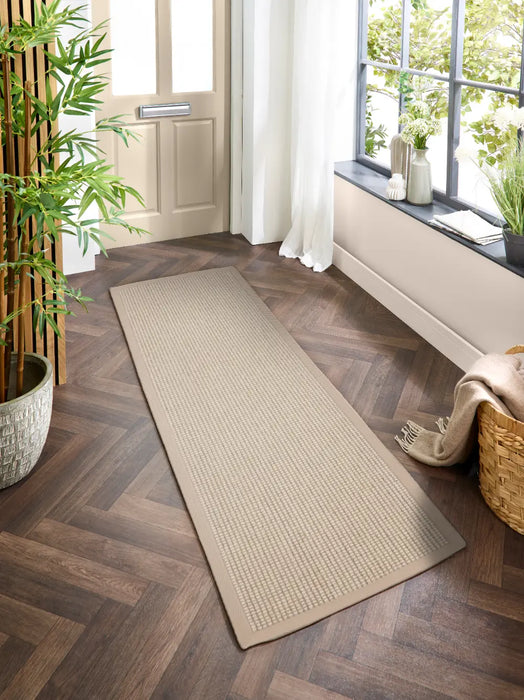 Sisal Boucle Natural/Beige Border