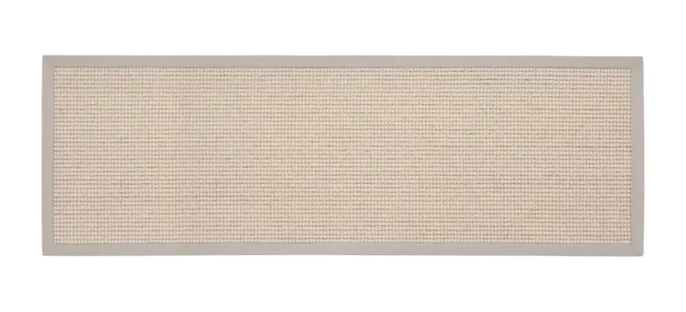 Sisal Boucle Natural/Soft Grey Border