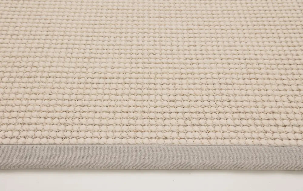 Sisal Boucle Natural/Soft Grey Border