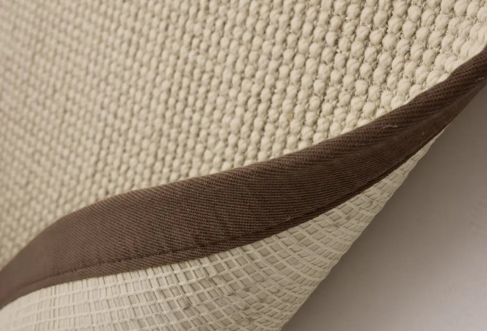 Sisal Boucle Natural/Mocha Border