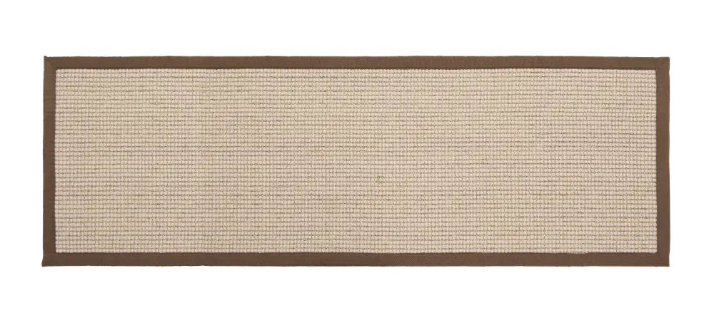 Sisal Boucle Natural/Mocha Border