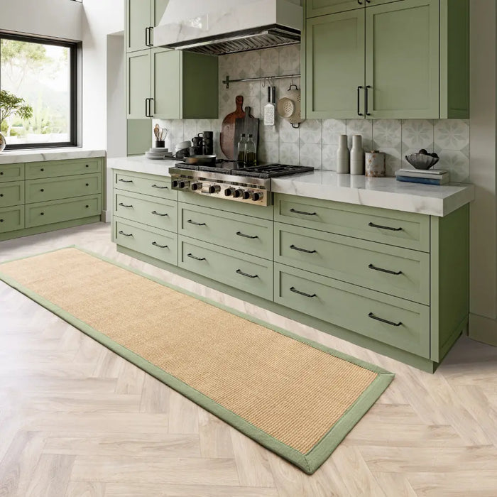 Sisal linen / sage Rug